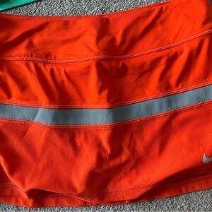 Nike Dri Fit Orange Athletic Tennis/ Golf Skort